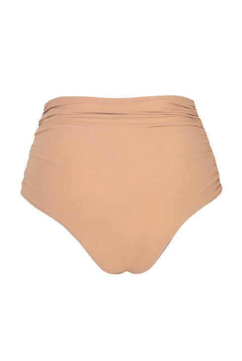 Victoria Vintage Bottom / Black Maxi Flowers - Nude